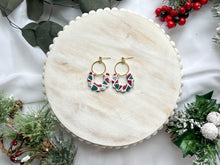 Load image into Gallery viewer, Teal/Burgundy Winter Cane