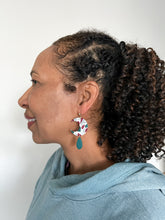 Load image into Gallery viewer, Teal/Burgundy Winter Cane