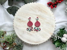 Load image into Gallery viewer, Teal/Burgundy Winter Cane