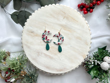 Load image into Gallery viewer, Teal/Burgundy Winter Cane