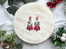 Load image into Gallery viewer, Teal/Burgundy Winter Cane