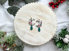 Load image into Gallery viewer, Teal/Burgundy Winter Cane