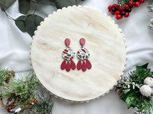 Load image into Gallery viewer, Teal/Burgundy Winter Cane