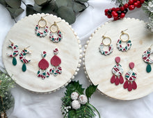 Load image into Gallery viewer, Teal/Burgundy Winter Cane