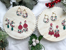 Load image into Gallery viewer, Teal/Burgundy Winter Cane