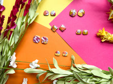 Load image into Gallery viewer, Spring terrazzo studs