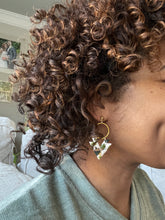 Load image into Gallery viewer, Green &amp; Gold Terrazzo
