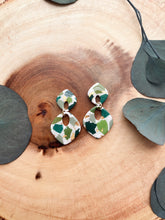 Load image into Gallery viewer, Green &amp; Gold Terrazzo
