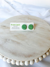 Load image into Gallery viewer, Green Pebble Studs
