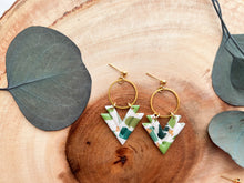 Load image into Gallery viewer, Green &amp; Gold Terrazzo
